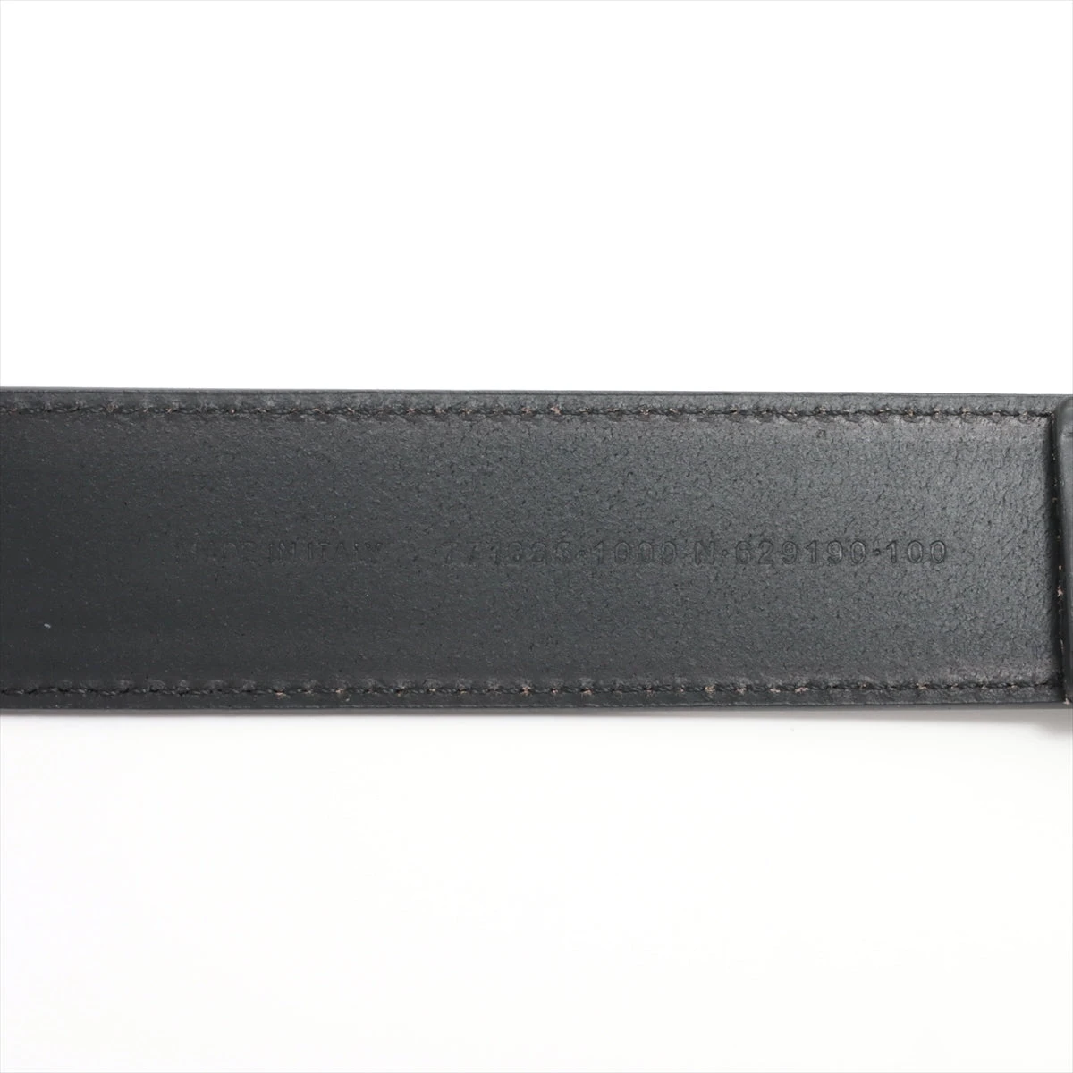 【美品】BALENCIAGA ロゴ入り ブラックレザーベルト c63b09d685629a8e8158ff1b1c0e30