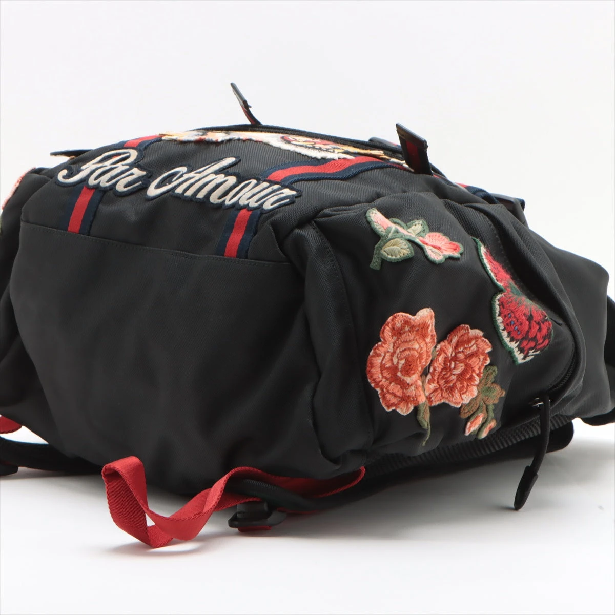GUCCI リュック 429037 【ランク：A】 グッチ エンブロイダリー タイガーヘッド ナイロン バックパック