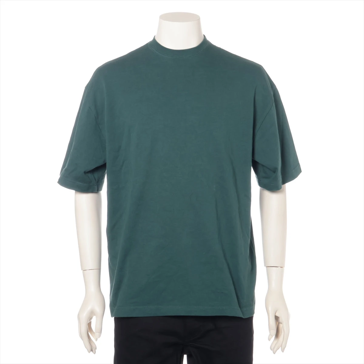 バレンシアガ 20年 コットン Tシャツ XS メンズ グリーン 570805 