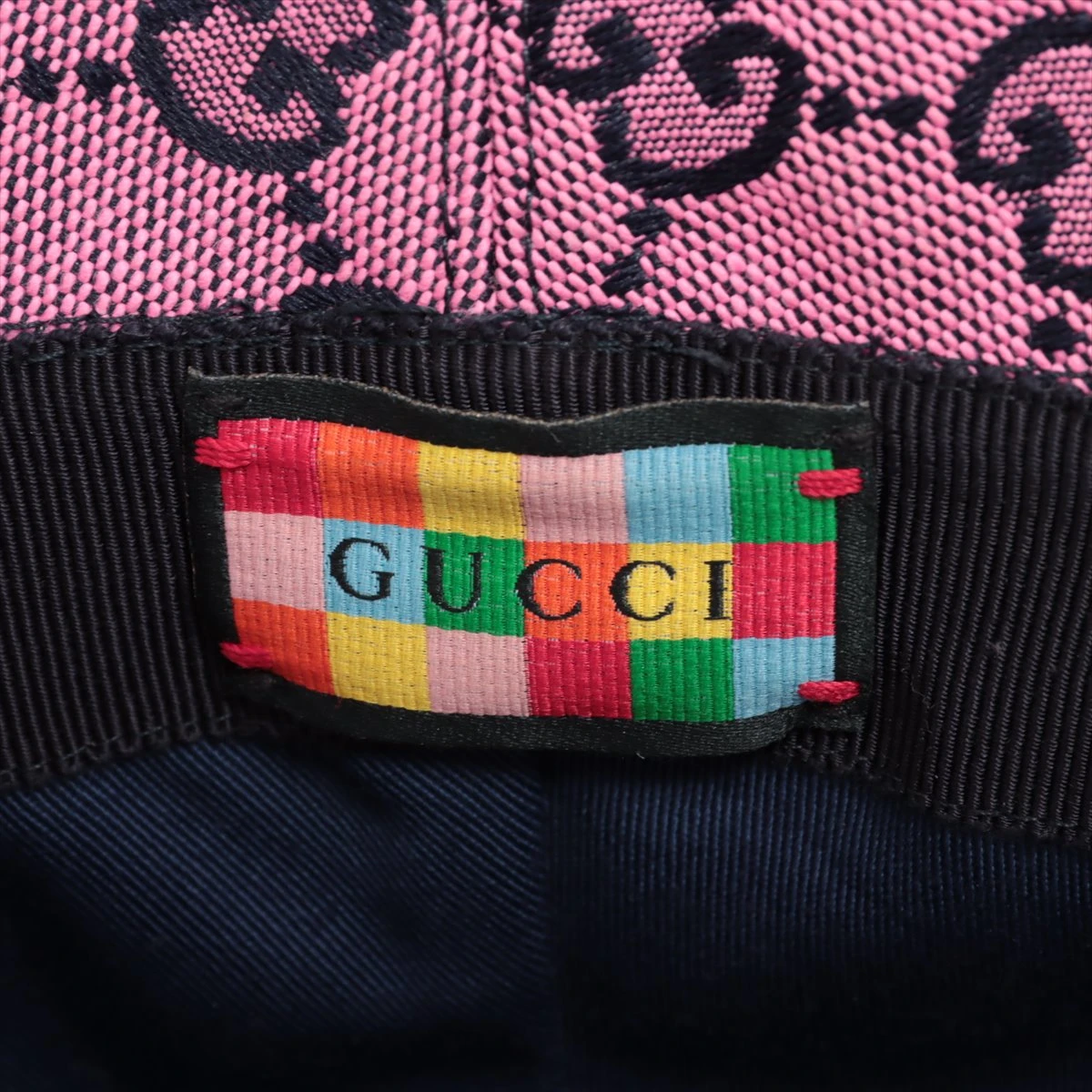 Gucci GGパターン バケットハット ピンク