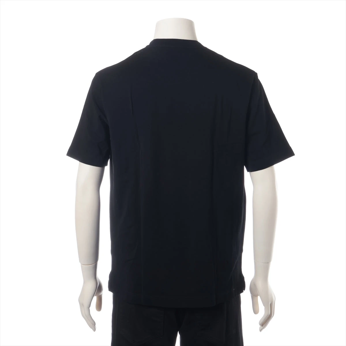 エルメス 23AW コットン Tシャツ M メンズ ブラック 32-5705 H