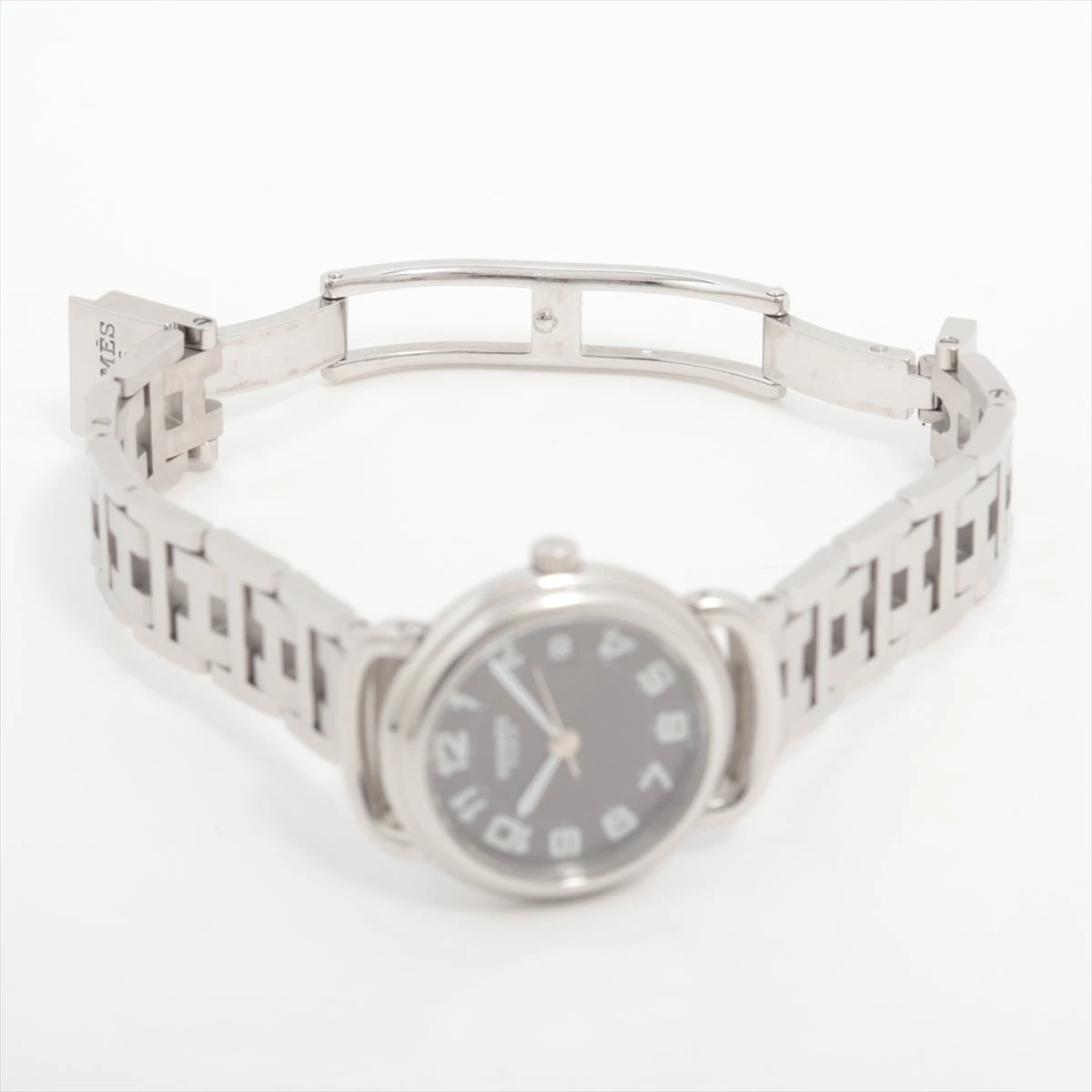 エルメス プルマン PU2.210 クォーツ ホワイト レディース 腕時計 希少 HERMES エルメス プルマン 腕時計 ステンレススチール PU2.210