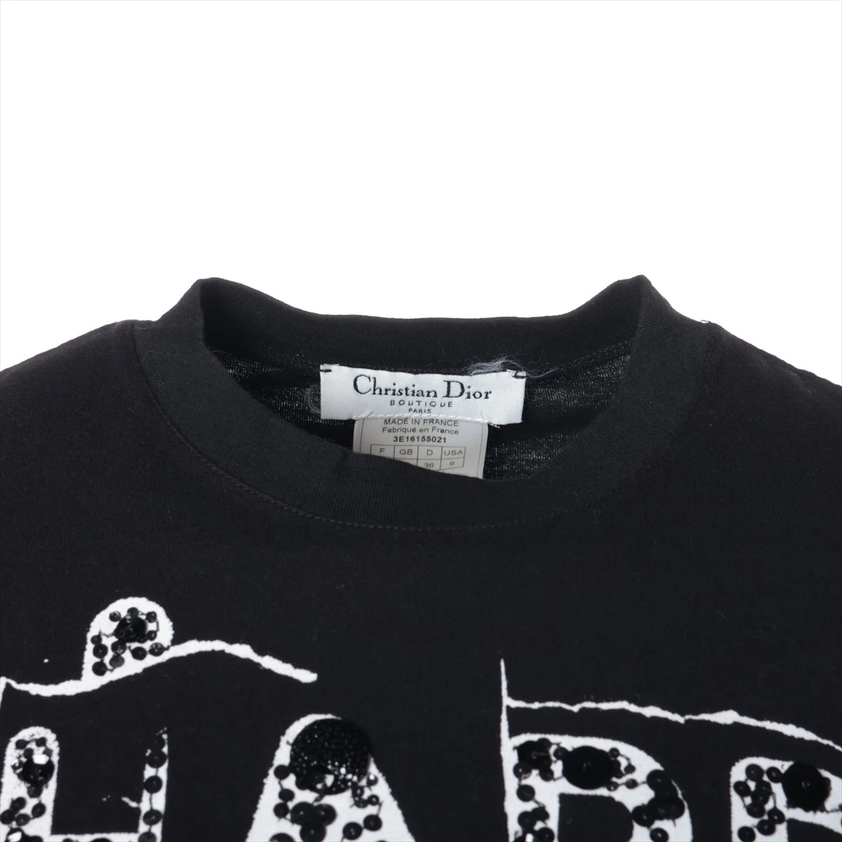クリスチャンディオール　レディース　Tシャツ Dior】コットンジャージー Tシャツ (Dior/Tシャツ・カットソー
