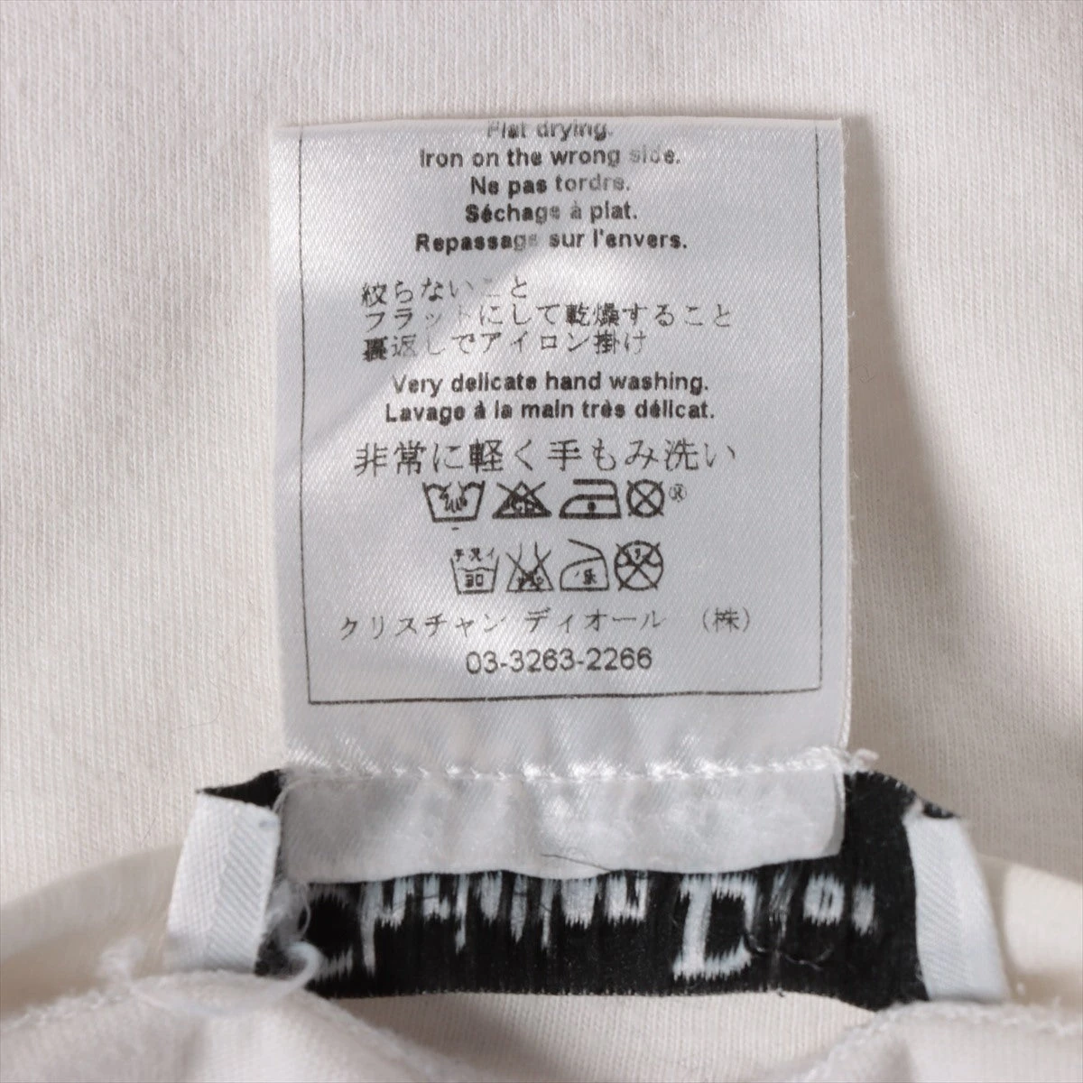 クリスチャンディオール ガリアーノ期 コットン Tシャツ F38