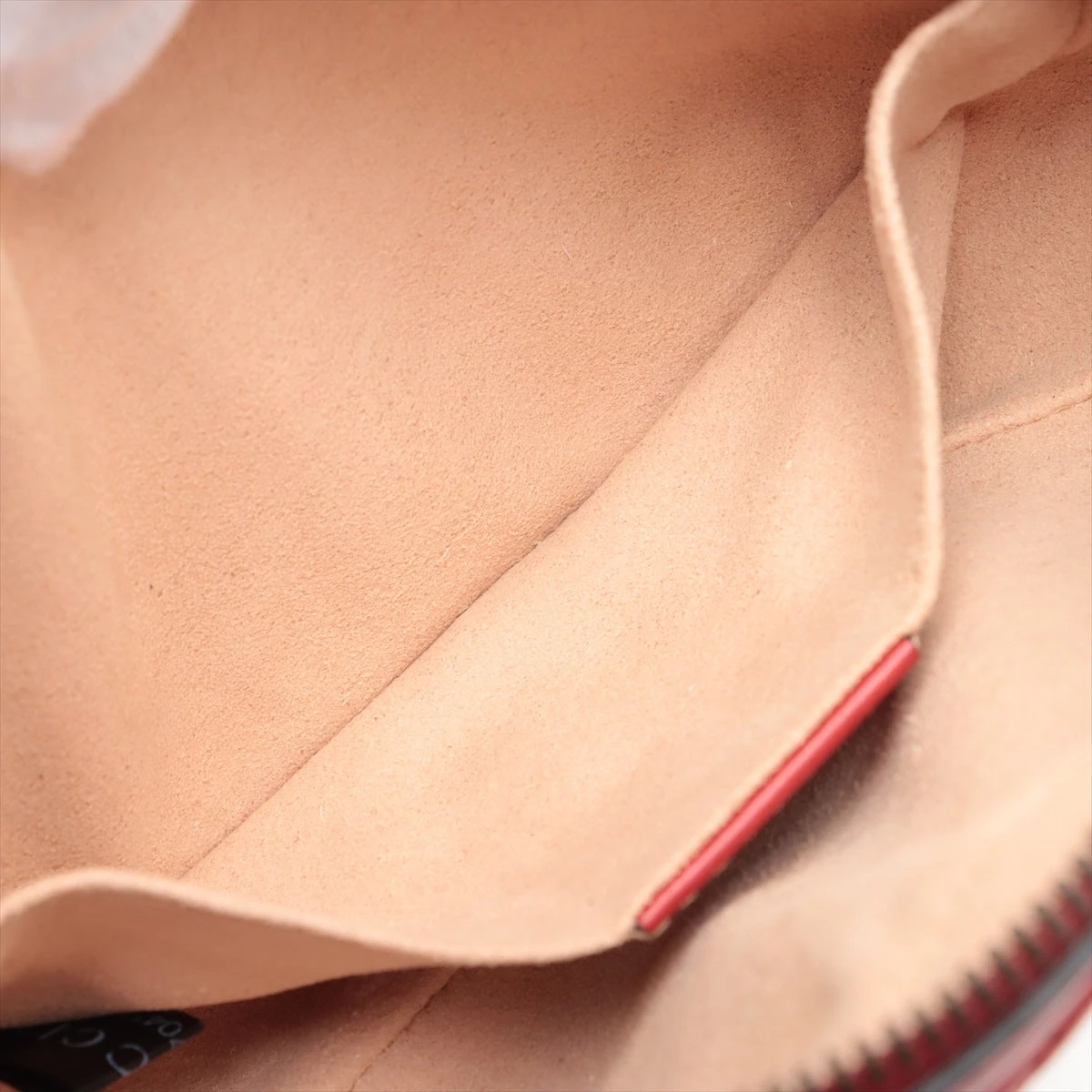 グッチ GGマーモント レザー ウエストポーチ レッド 476434