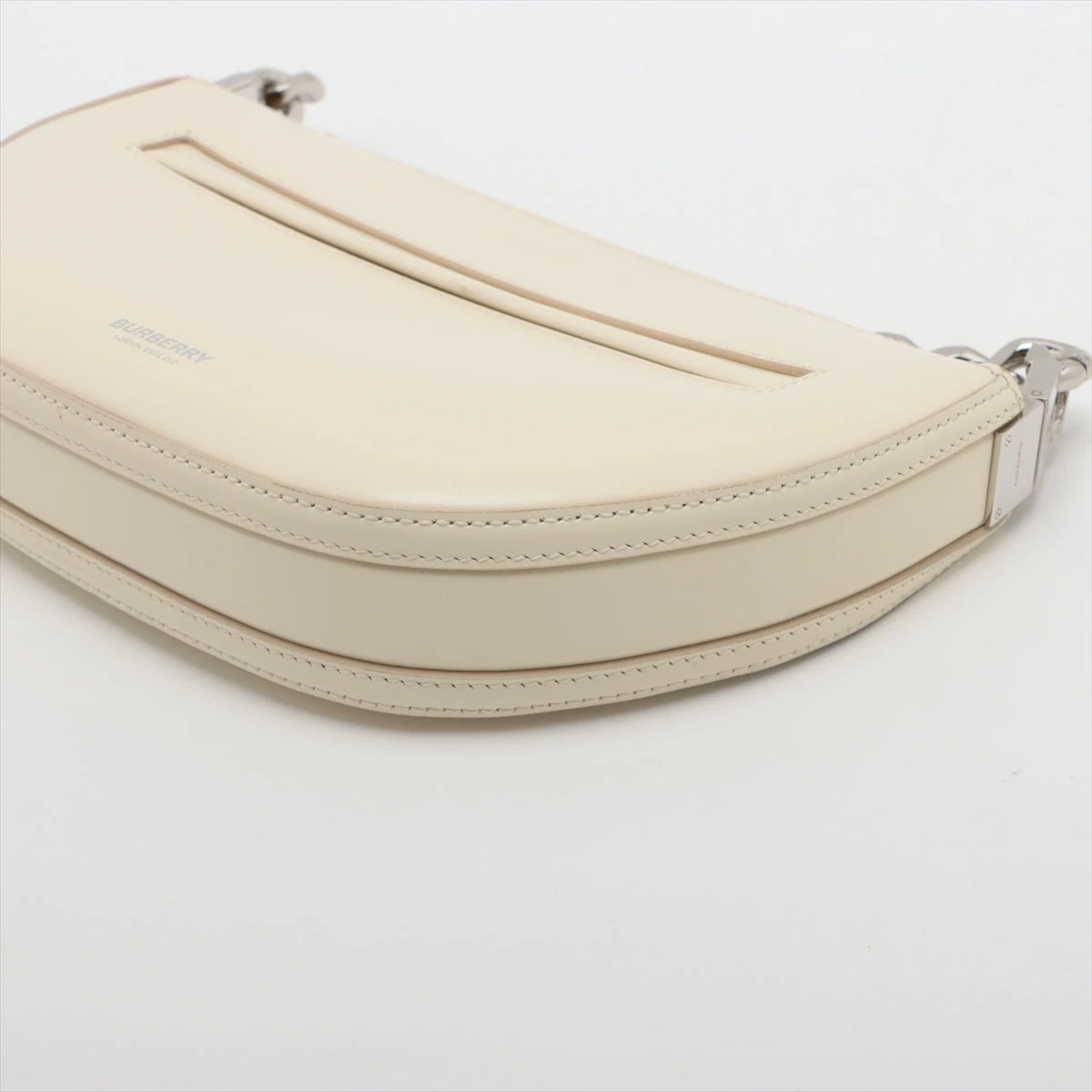 【値下げ】BURBERRY バーバリー オリンピア ショルダーバッグ BURBERRY】バーバリー『ミニ レザー ジップ オリンピアバッグ