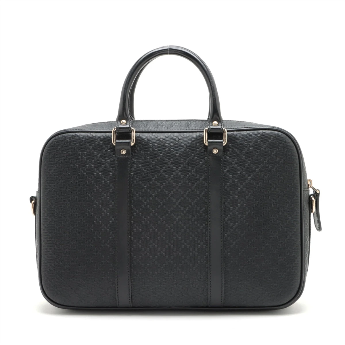 【美品】グッチ ディアマンテ ブリーフケース ショルダー 2way 黒 A4可能 美品】グッチ ディアマンテ ブリーフケース ショルダー 2way 黒