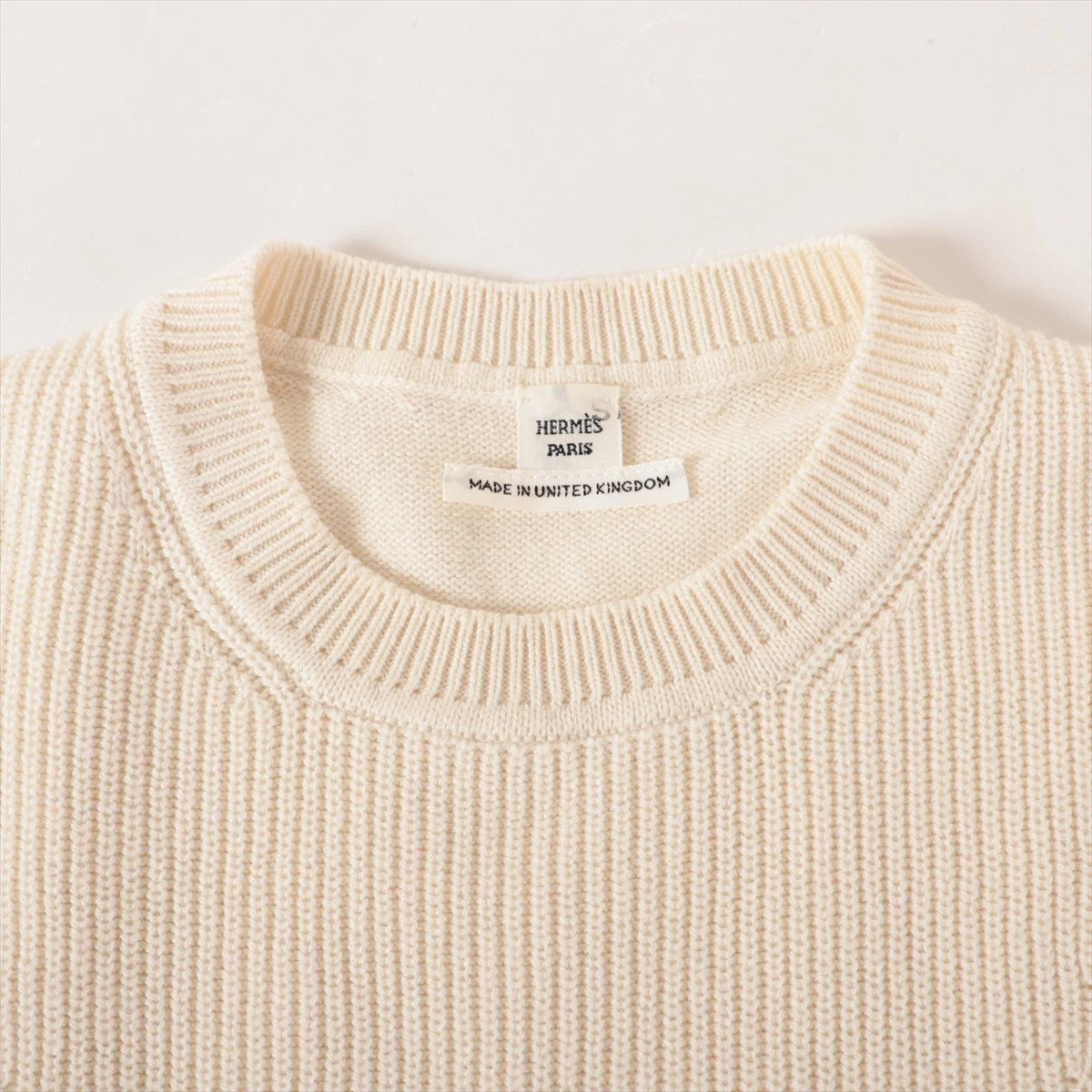 美品　HERMES　エルメス　半袖カシミヤセーター　34　Hメダル釦　美緑 美品 HERMES エルメス 半袖カシミヤセーター 34 Hメダル釦 美緑