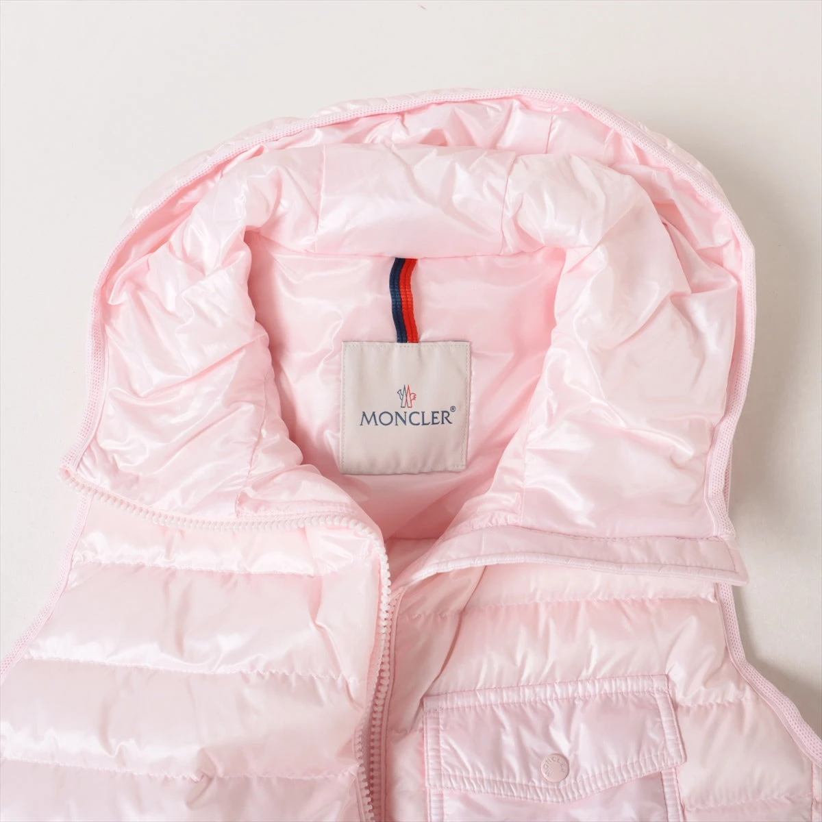 新品未使用★MONCLER★モンクレール★GLYGOS★ピンク★24年モデル★ モンクレール GLYGOS 23年 ナイロン ダウンベスト 4 レディース