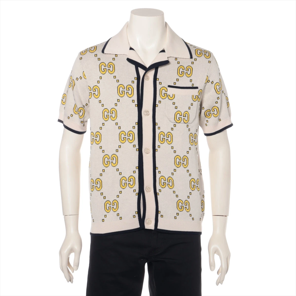 グッチ GUCCI コットン シャツ XSメンズ ベージュ