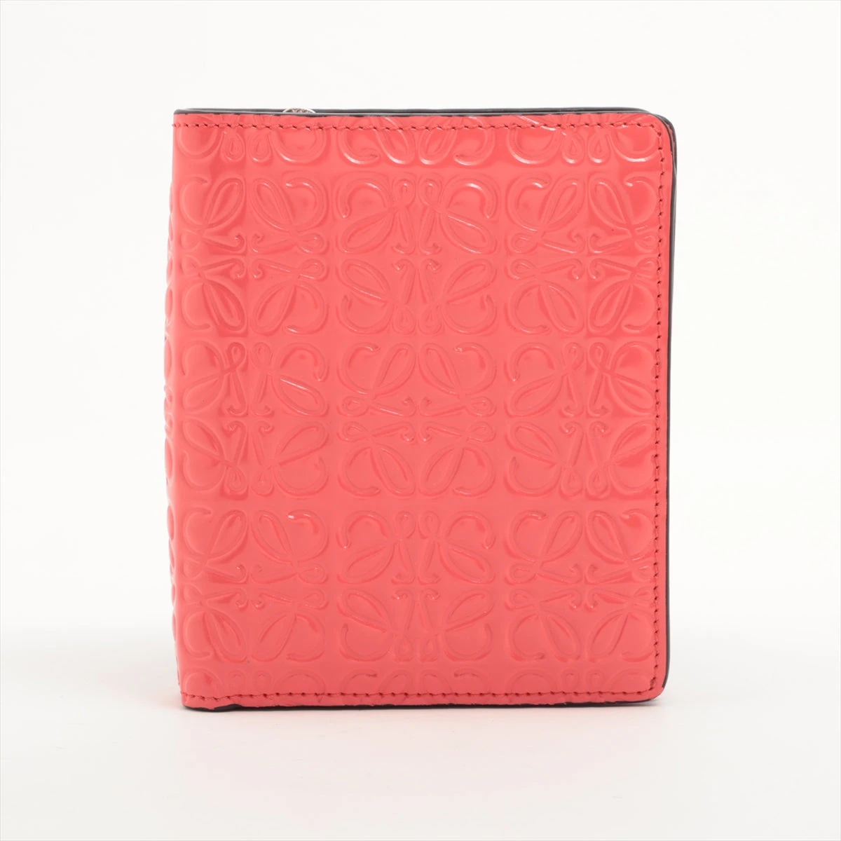 ロエベ カードケース リピートアナグラム レザー 赤 本日限定価格‼️