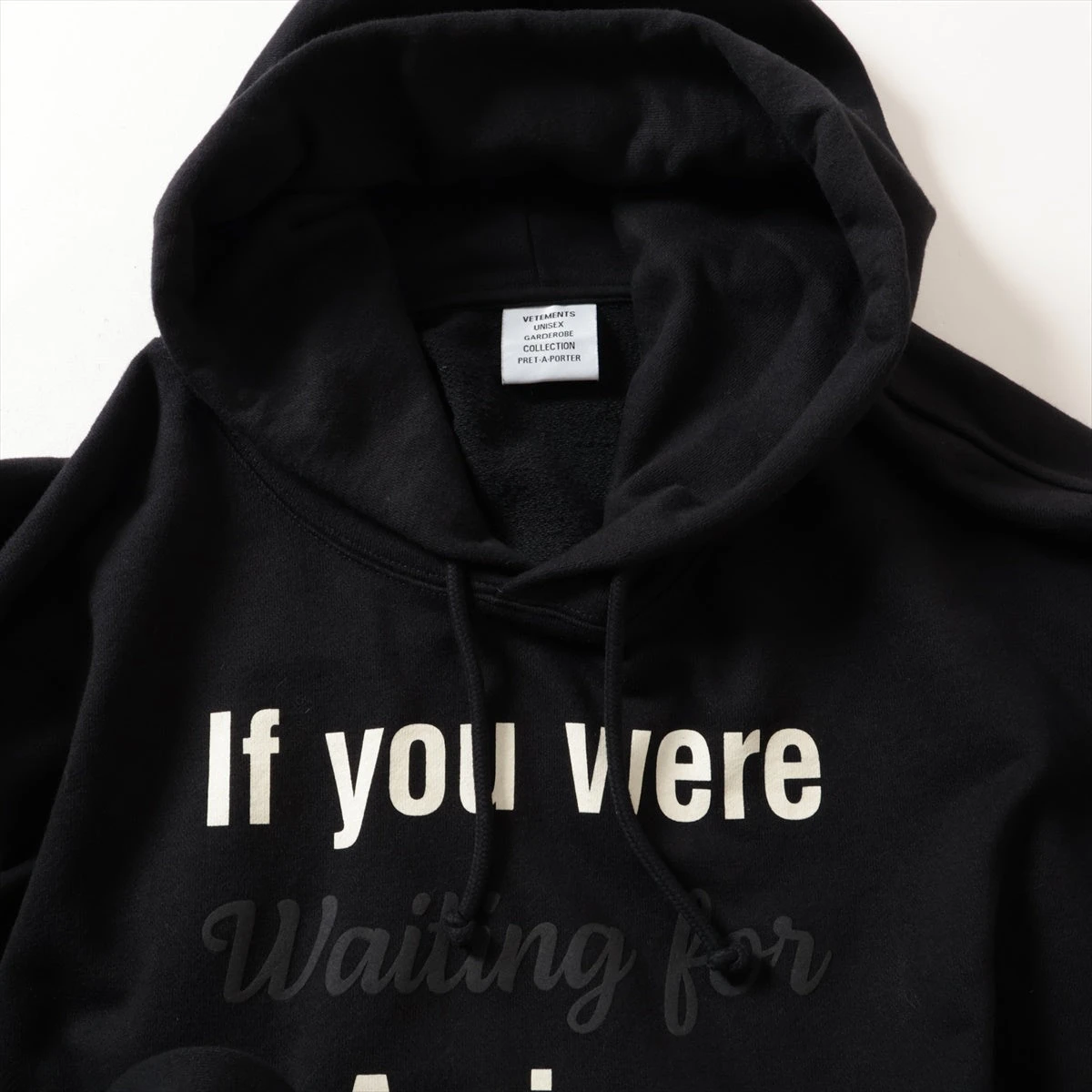 VETEMENTS ユニセックス パーカー GARDEROBE 黒