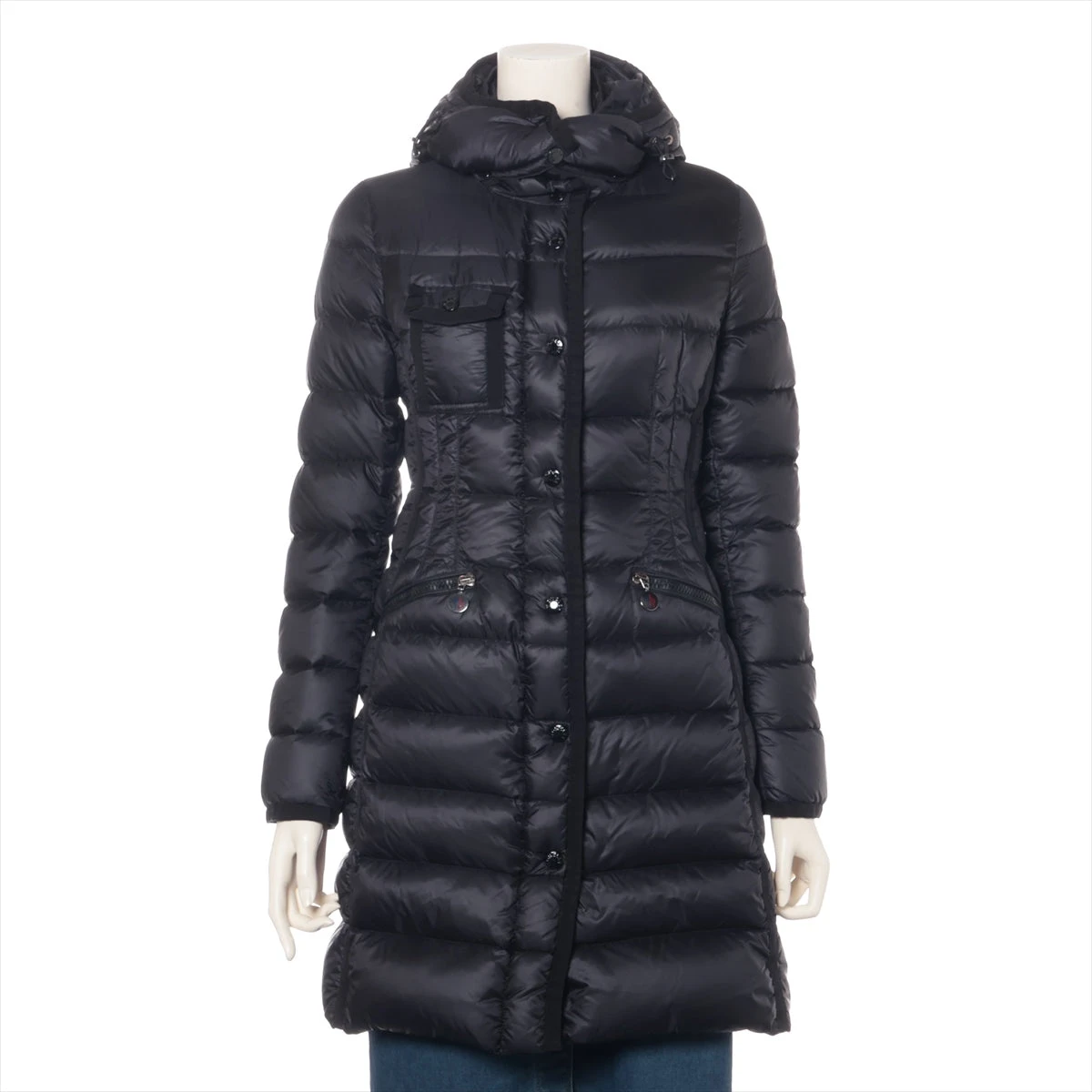 モンクレール HERMINE 14年 ナイロン ダウンコート 00 レディース  