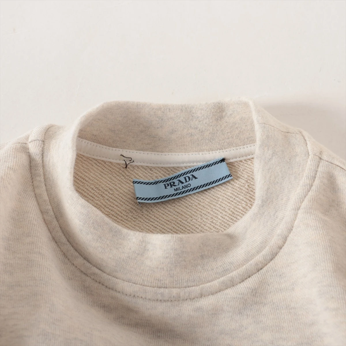 プラダ 23AW コットン スウェット XS レディース アイボリー