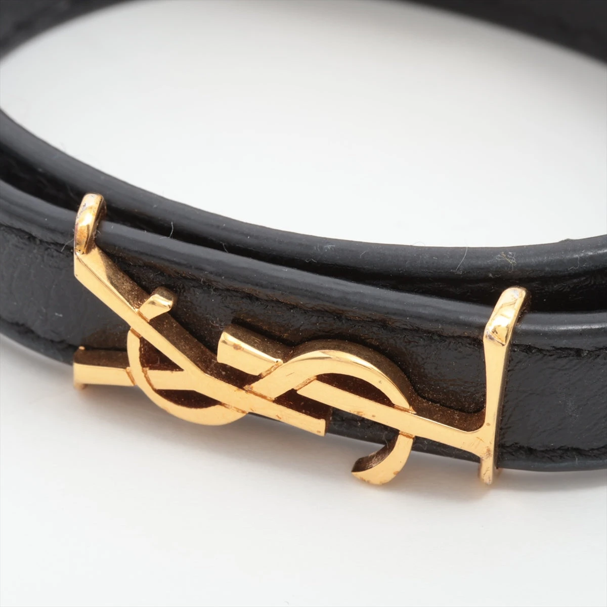 サンローランパリ ブレスレット バングル カサンドラ ブラック サンローラン SAINT LAURENT ブレスレット バングル カサンドラ