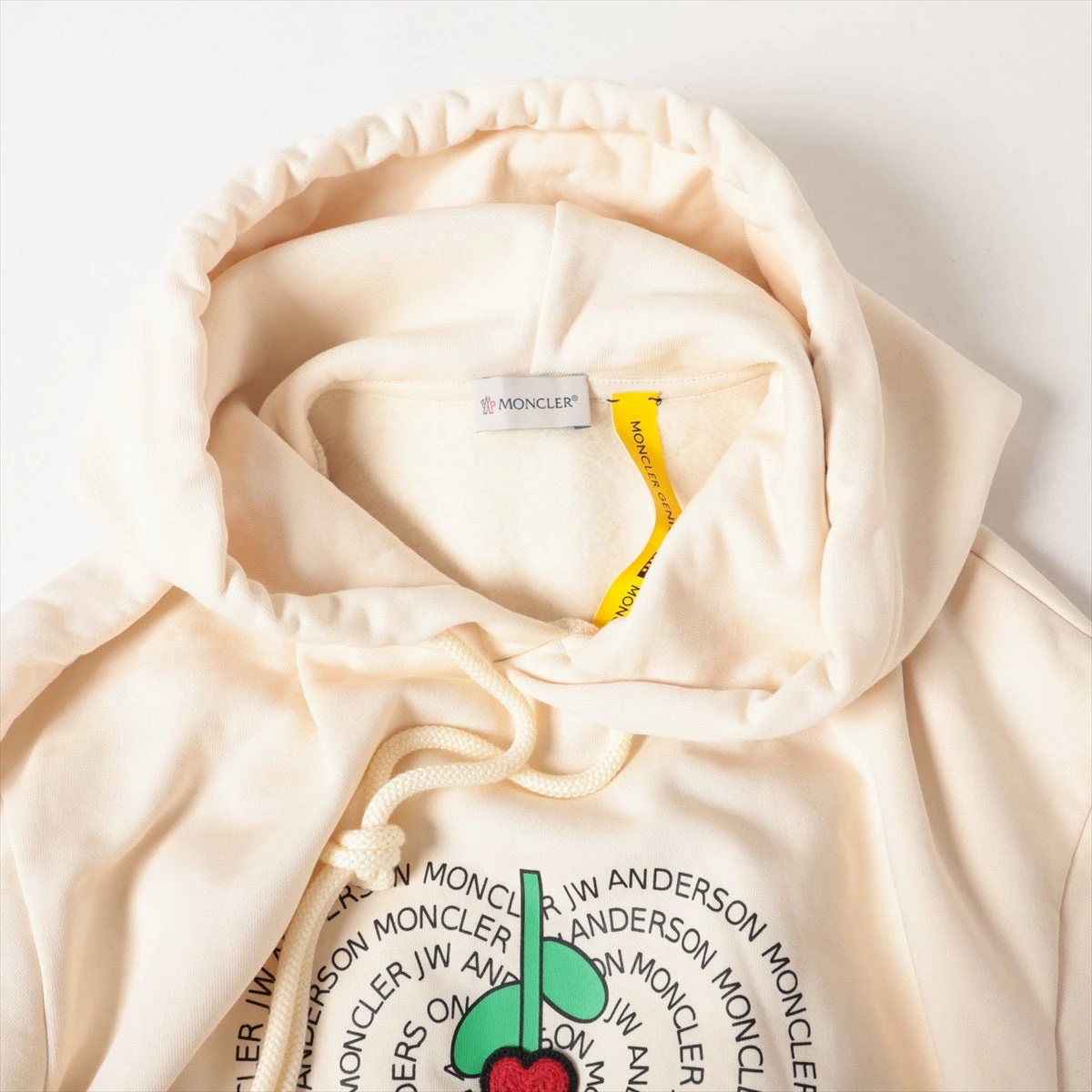 希少【MONCLER】X J.W.アンダーソンロゴフーディ Moncler x Jada Brew Anderson J.W. H209E8N00006 Logo Patch