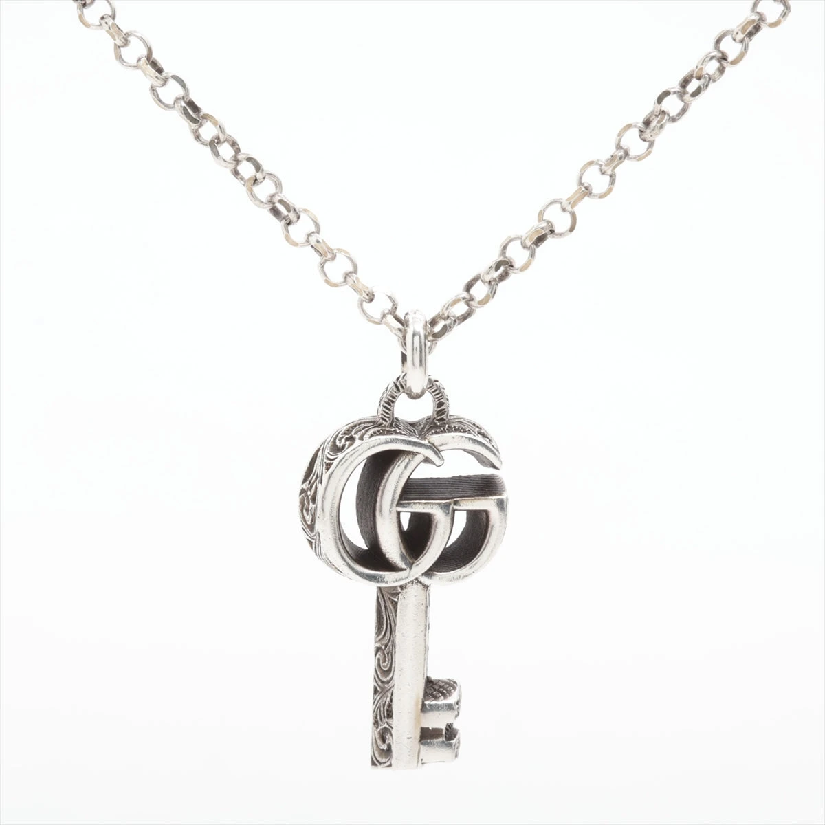 GUCCIのダブルGキーネックレス925