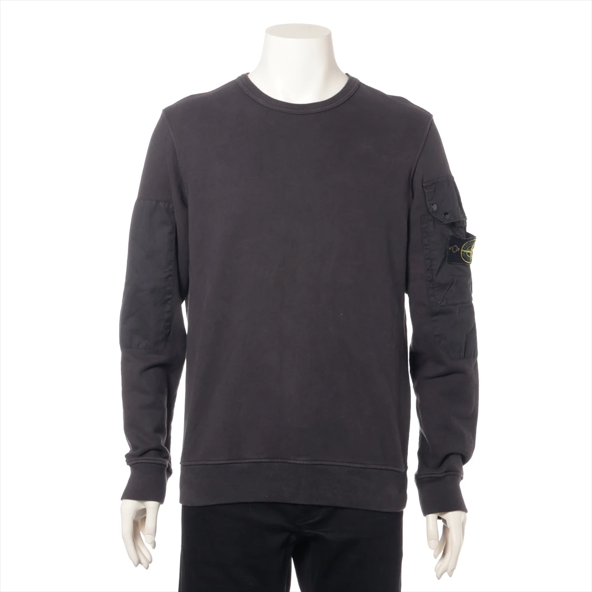 (#24SS 801563750) stone  スウェット Stone Island Men's Sweatshirt Black 801563750-A0029