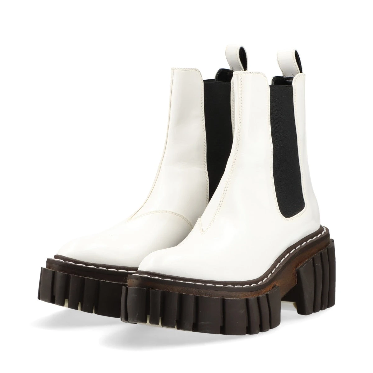 ステラマッカートニー　キャメル 厚底 サイドゴアブーツ ステラマッカートニー キャメル 厚底 サイドゴアブーツ