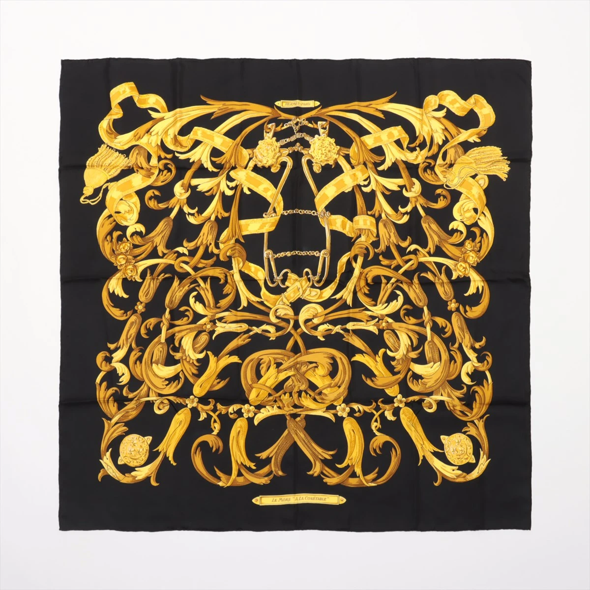 エルメス カレ90 LE MORS A LA CONETABLE 轡の気品 スカーフ