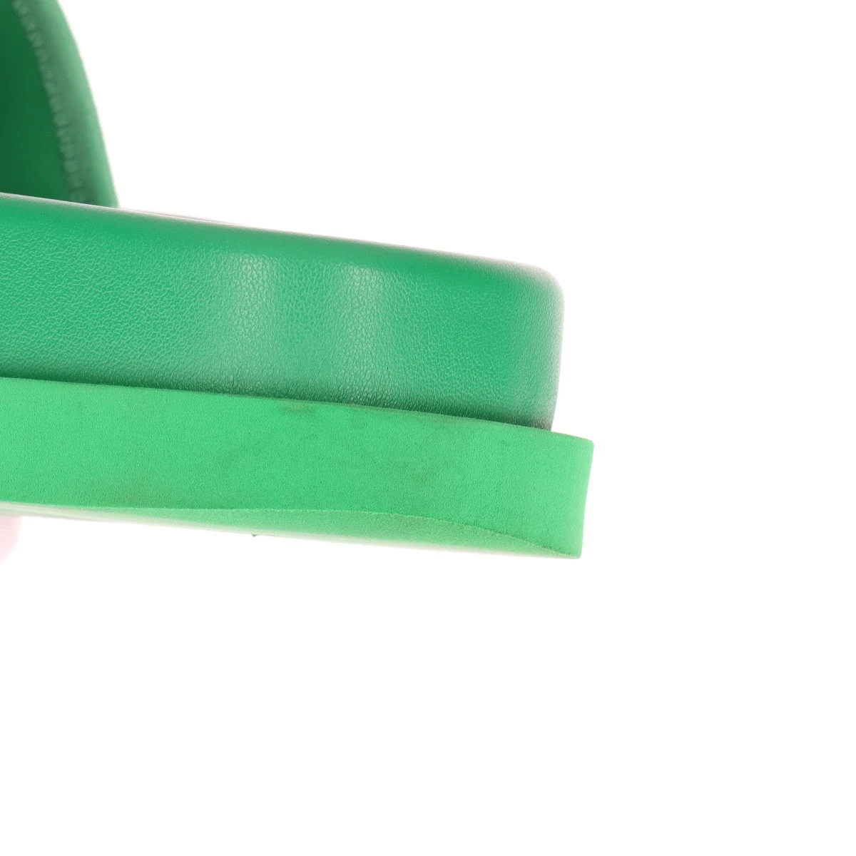 ヴィトン マイアミライン 22年 レザー サンダル 7 メンズ グリーン