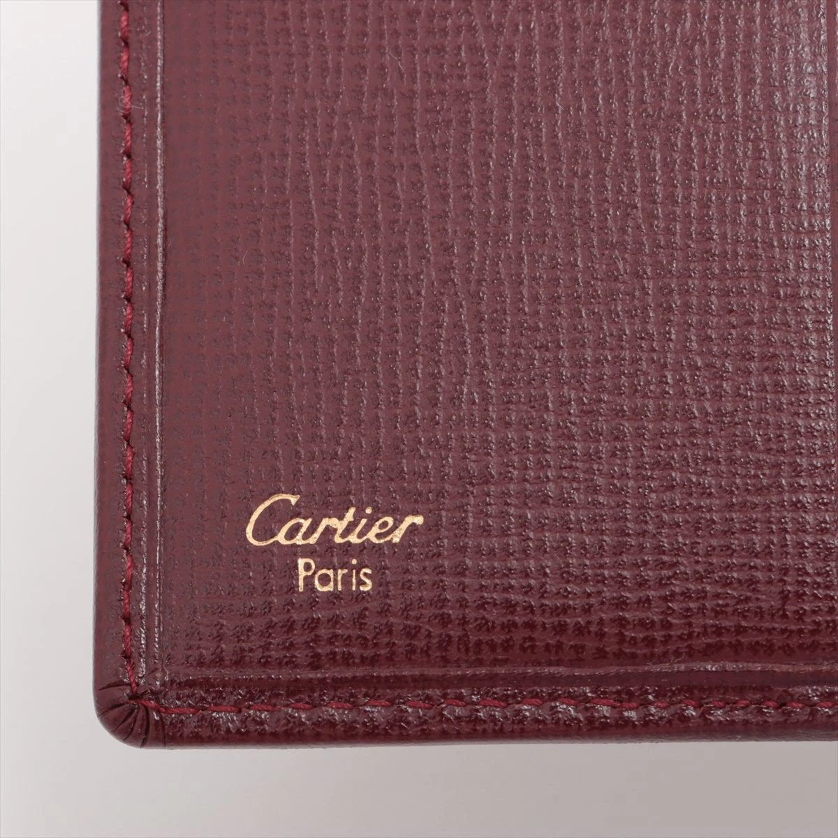 Cartier カルティエ 2C/マストライン レザー ボストンバッグ 