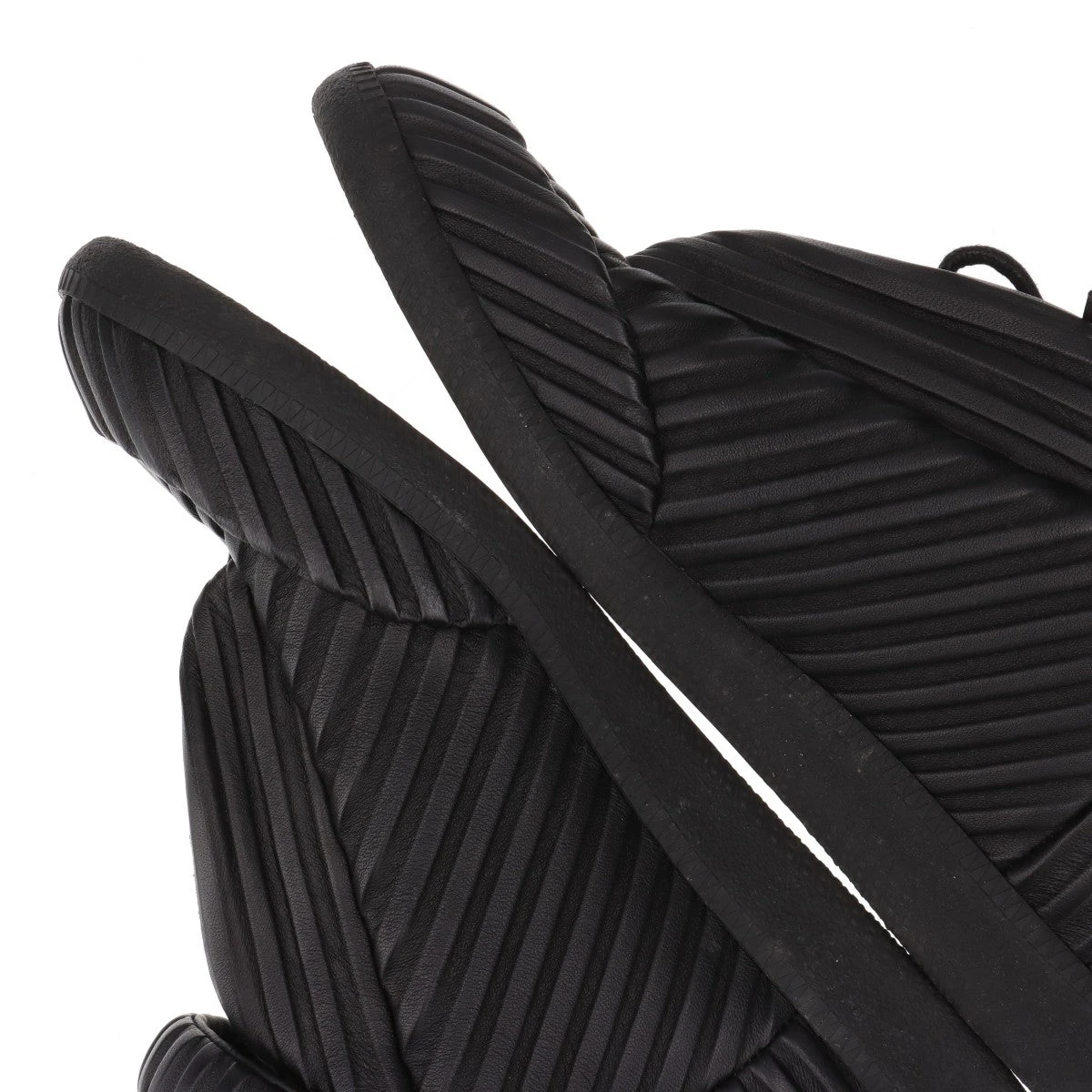 メゾンマルジェラ レザー ハイカットスニーカー 43 メンズ ブラック