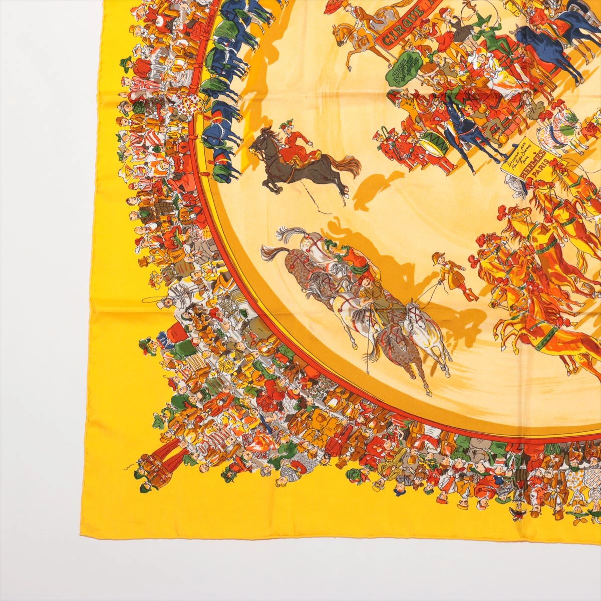 エルメス カレ90 CIRQUE MOLIER モリエサーカス スカーフ シルク