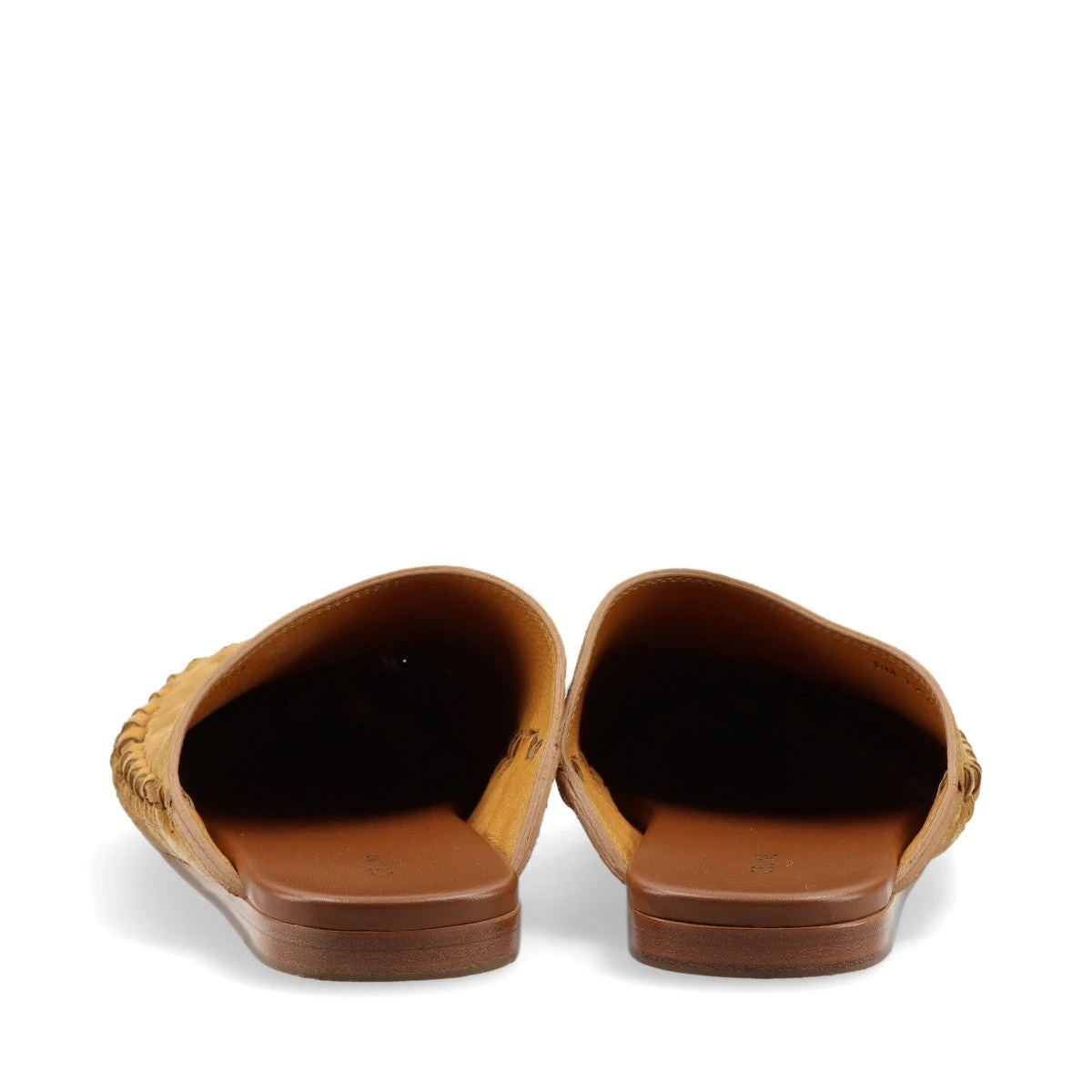 セリーヌ トリオンフ スエード ミュール 39 レディース ベージュ