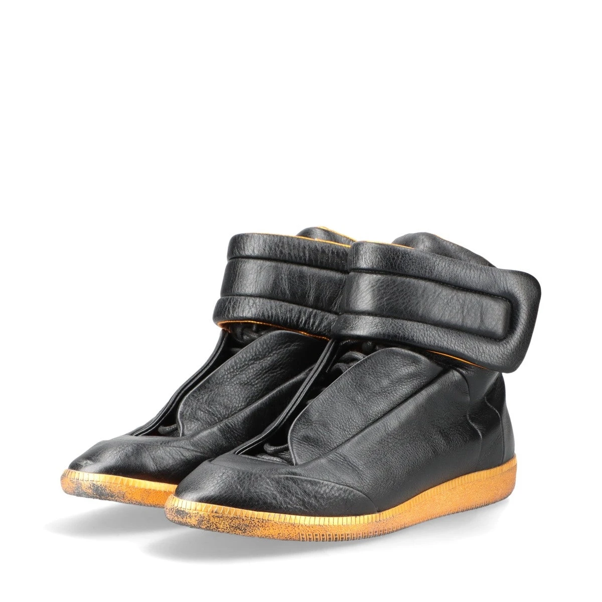 ●未使用●メゾンマルジェラ●エナメル×レザー●ハイカットスニーカー メゾンマルジェラ Maison Margiela Tabi Sneakers High Top