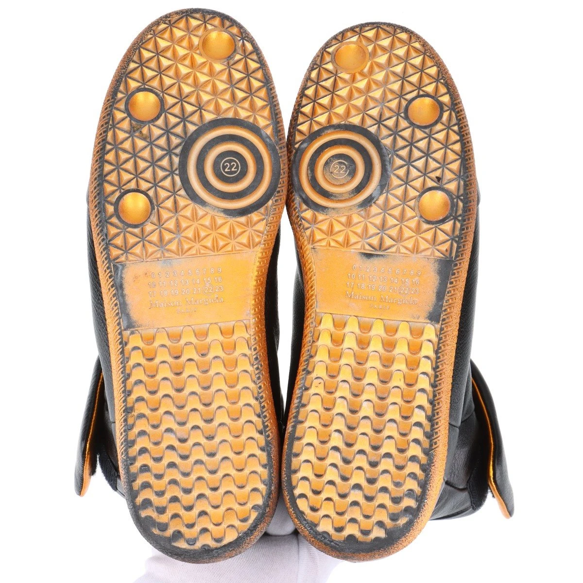 メゾンマルジェラ 22 ハイカットスニーカー 41 箱付き 新品 メゾンマルジェラ レザー ハイカットスニーカー 43 メンズ