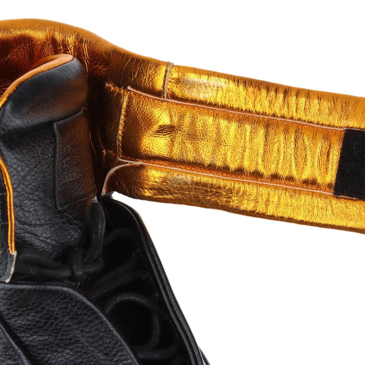 メゾンマルジェラ レザー ハイカットスニーカー 43 メンズ ブラック