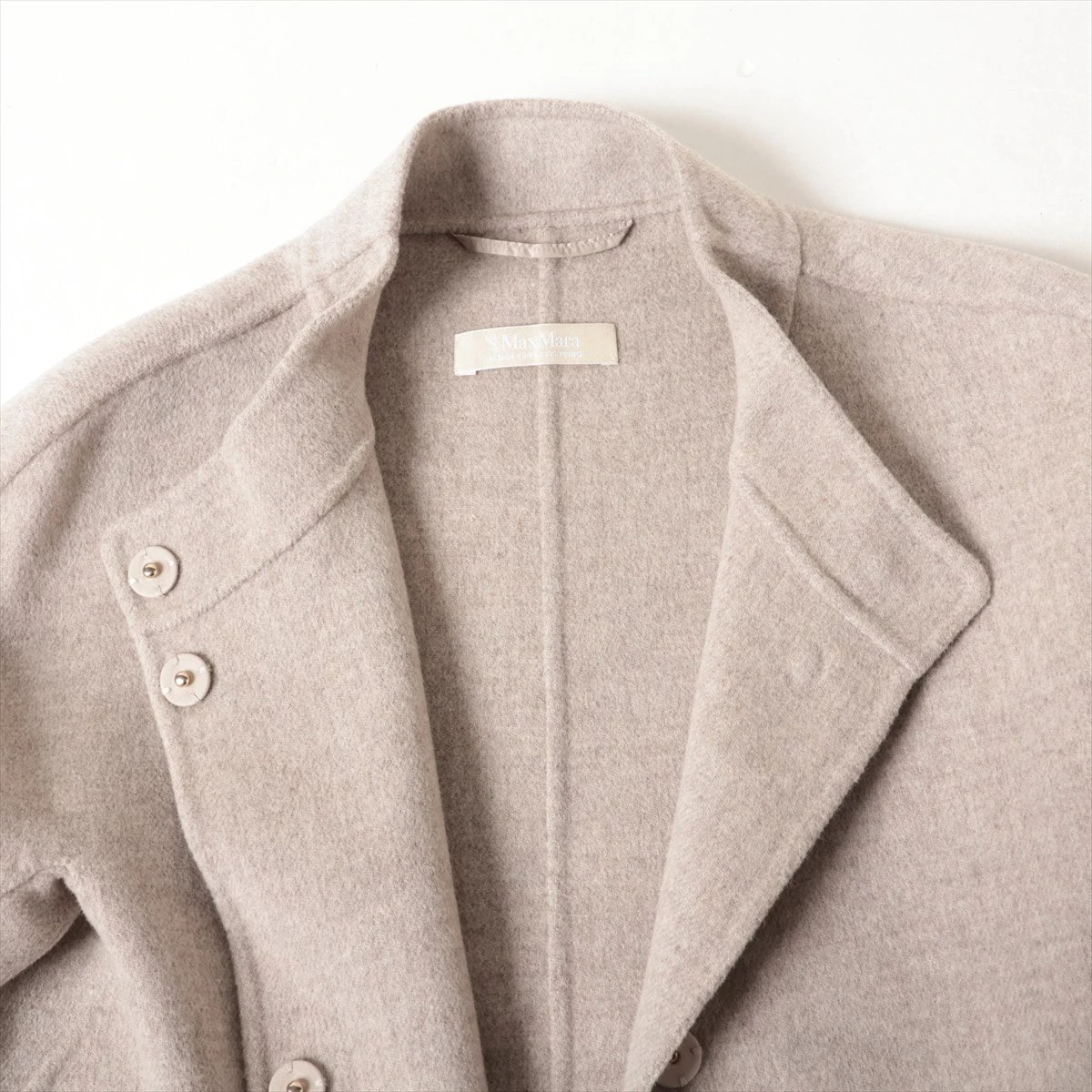 マックスマーラ コート J 40 レディース グレージュ×ベージュ