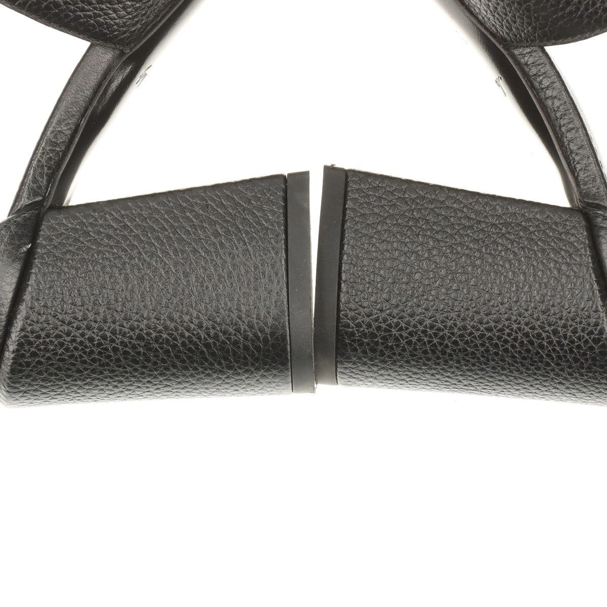 ヴィトン ホライズンライン レザー サンダル 36 レディース ブラック