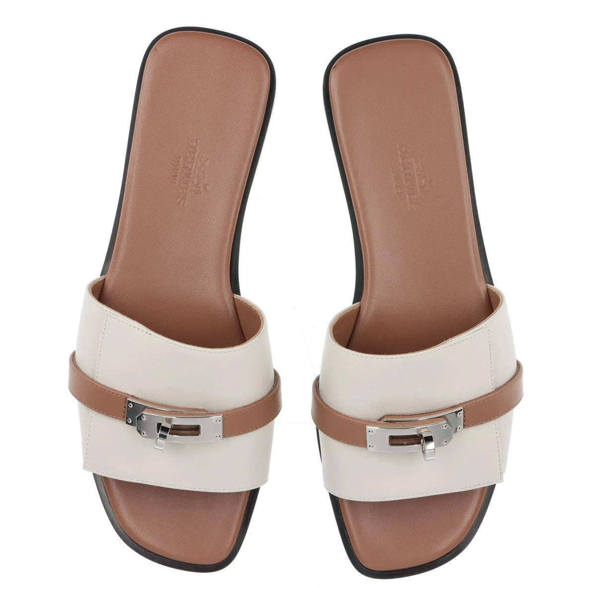 エルメス　HERMES サンダル　ジュリア　新品　35.5 エルメス(HERMES)エルメス サンダル 《ジュリア》ナチュラル