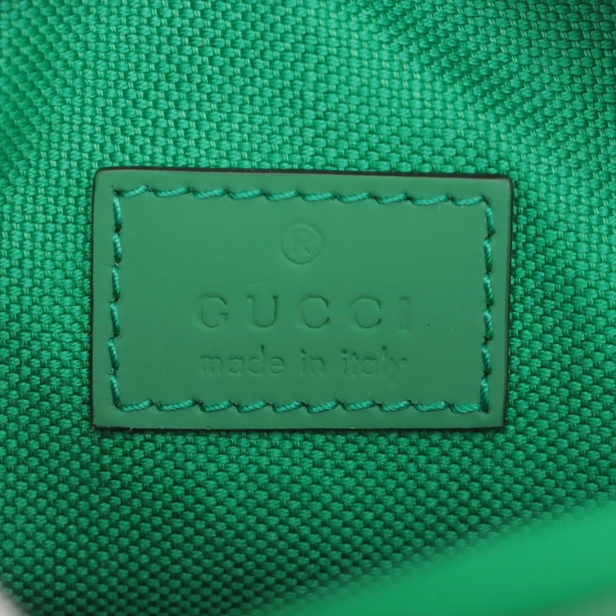 グッチ GGラバー ショルダーバッグ グリーン 771321 A3270743｜中古