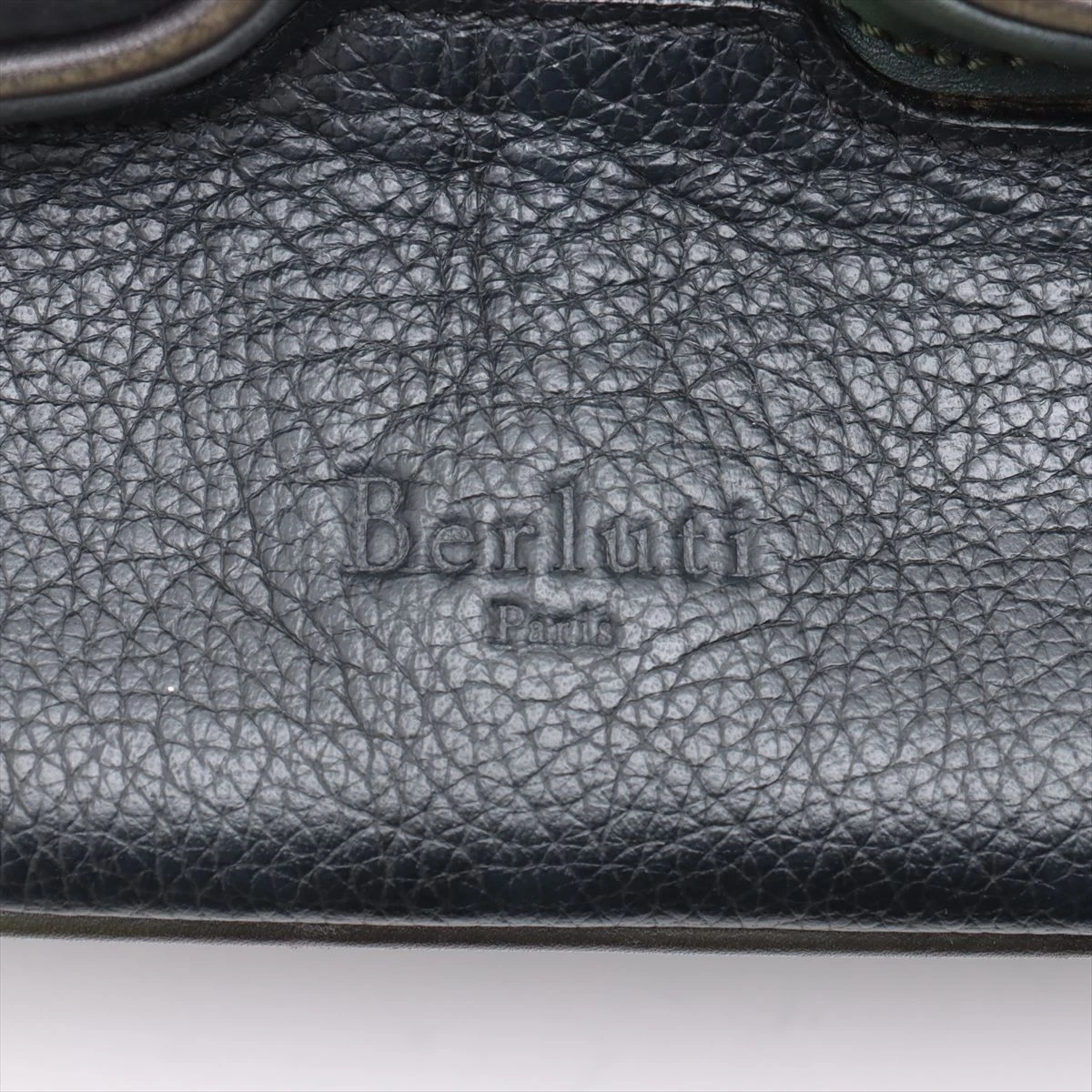 ベルルッティ ホライゾン レザー バックパック/リュック グリーン