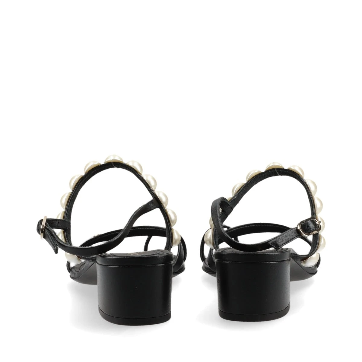 CHANEL シャネル　ココマークパール　サンダル CHANEL シャネル サンダル ココマーク エナメル レザー 37