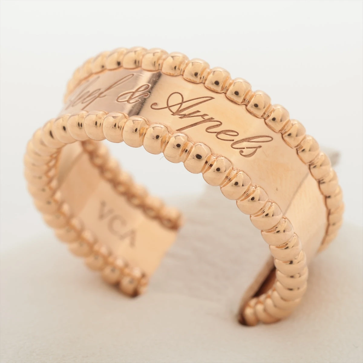 ヴァンクリーフ&アーペル ペルレシニアチュール リングYG 54