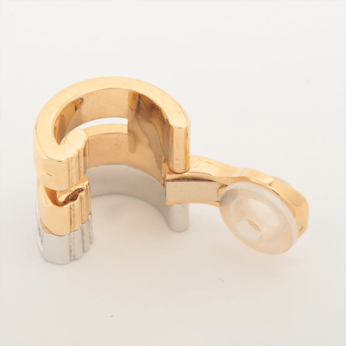 ブシュロン キャトル ラディアント ダイヤ イヤリング 750(YG×WG) 総