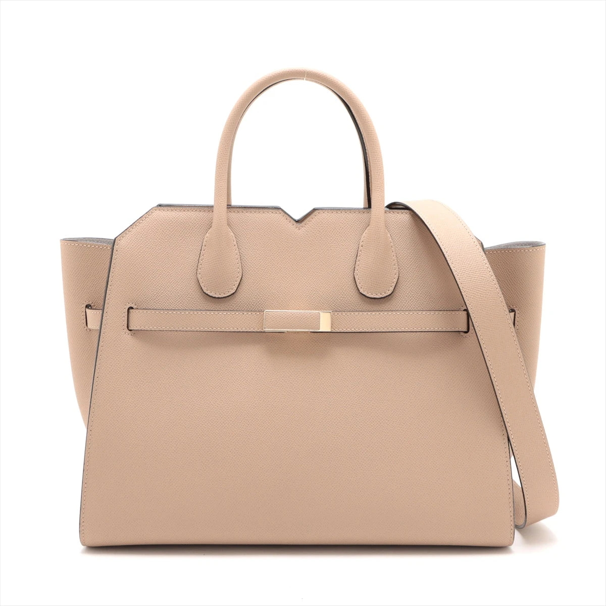 ★極美品未使用級★ヴァレクストラ ハンドバッグ 2way グリーン 型押し ☆極美品未使用級☆ヴァレクストラ ハンドバッグ 2way グリーン 型押し