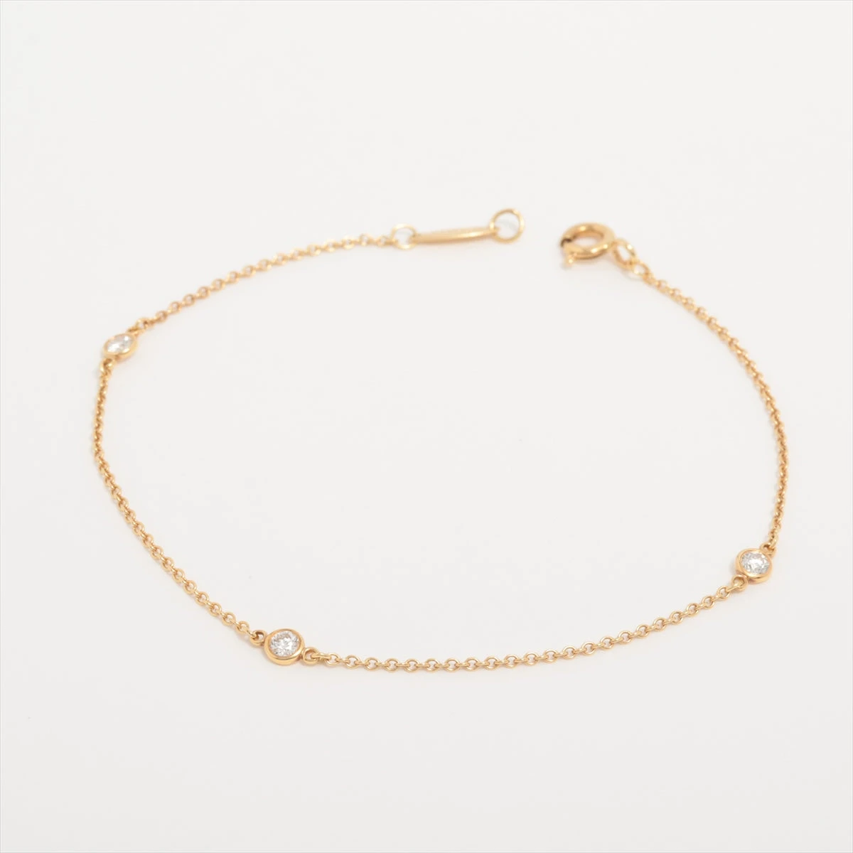 ティファニー 3P ダイヤ バイザヤード ブレスレット 750 PG 4203 ティファニー 3P ダイヤ バイザヤード ブレスレット 750 PG 4203