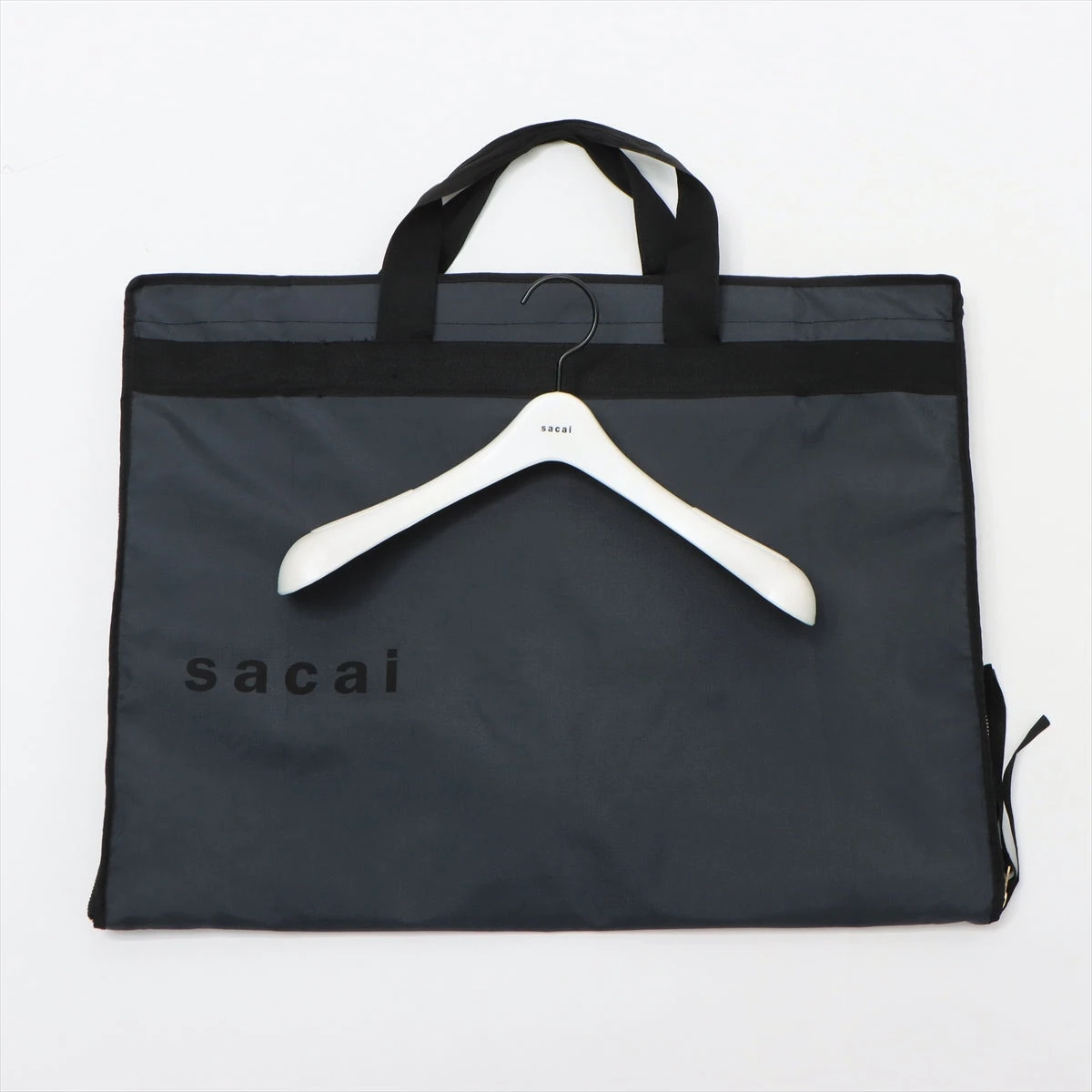 サカイ 22AW ウール×アクリル コート 1 レディース ブラック