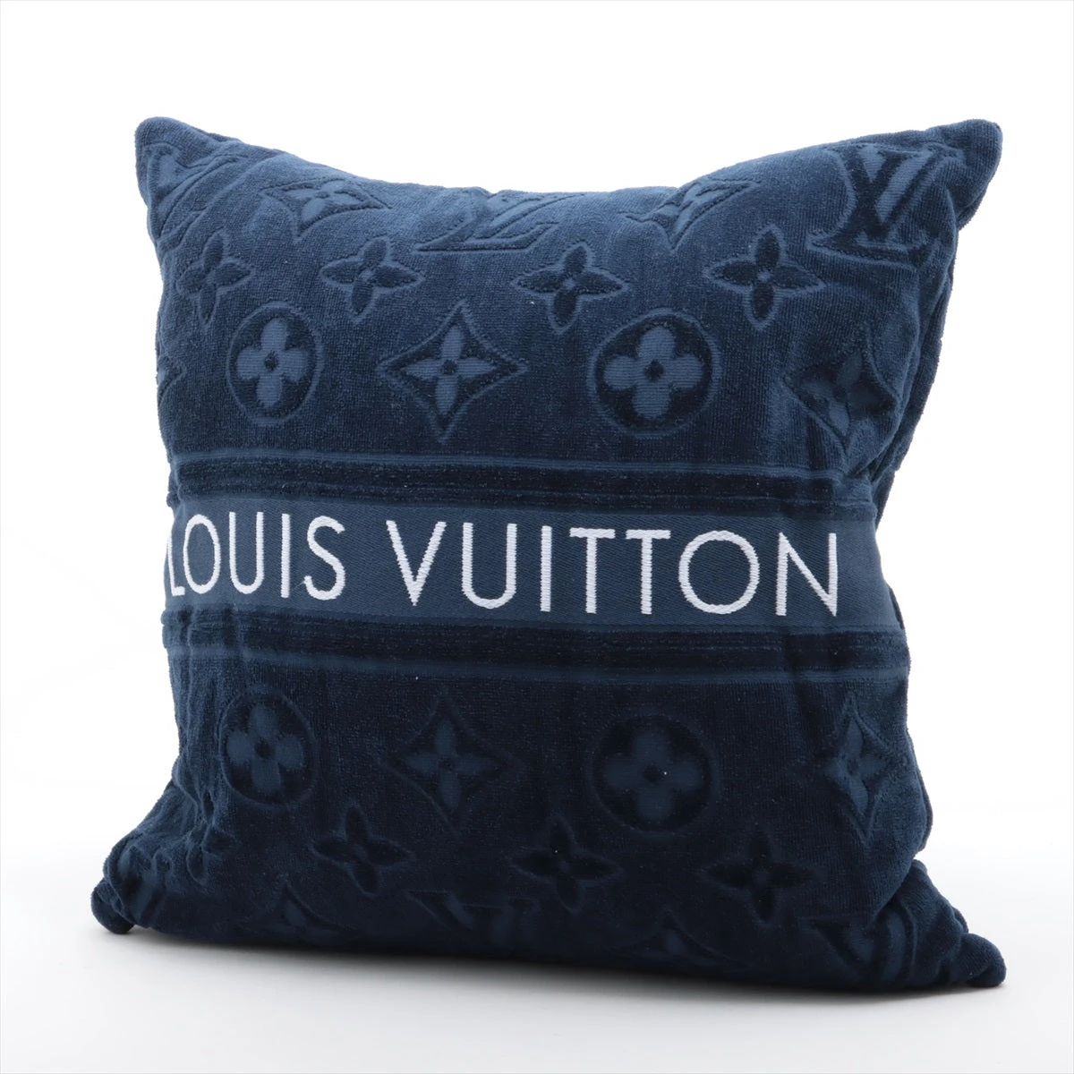 値下げ【新品】LOUIS VUITTON クッション　クッサン・LVバケーション ヴィトン クッサン LV バケーション クッション コットン