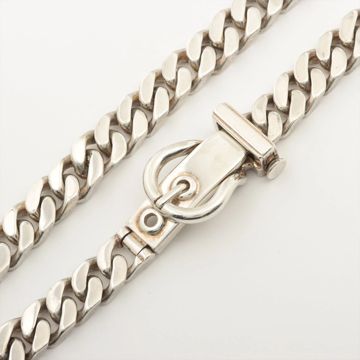 エルメス ブックルセリエ ネックレス 925 91.1g シルバー キズ スレ