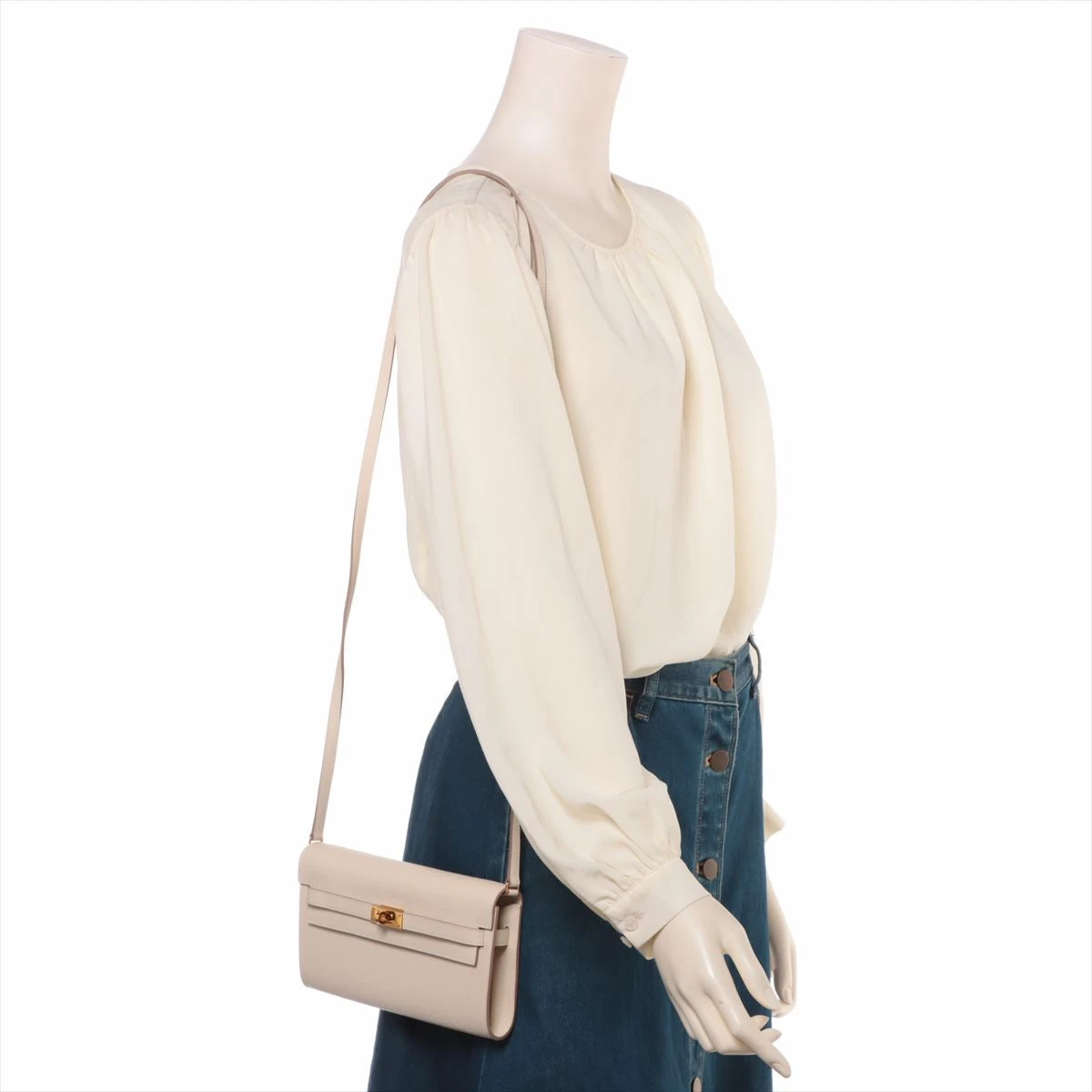 エルメス ケリーウォレット トゥーゴー ヴォーエプソン ナタ