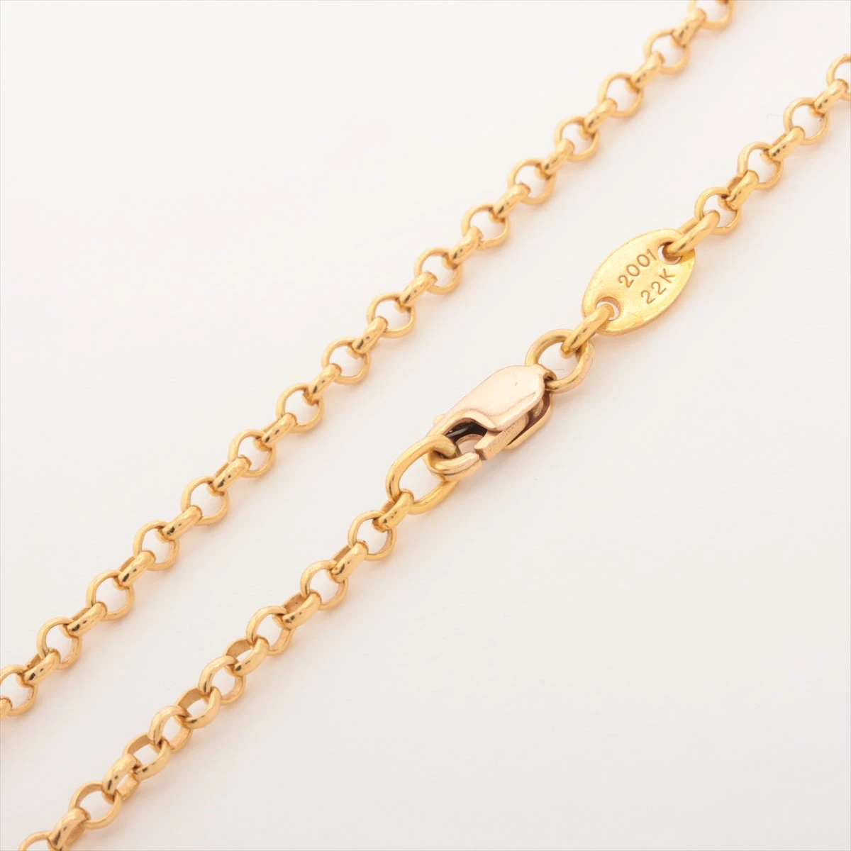 クロムハーツ ロールチェーン18インチ ネックレス 22k 8.4g