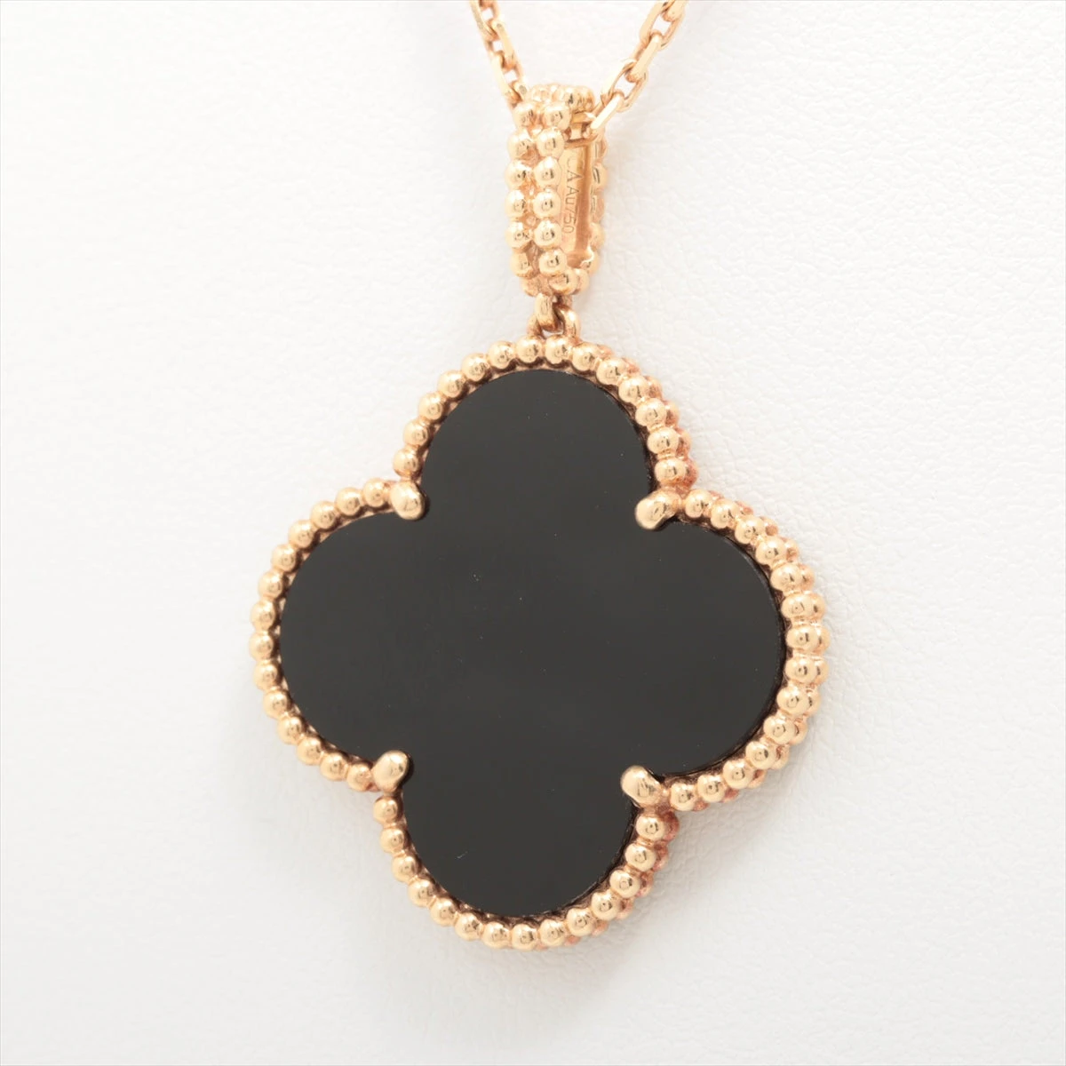 ヴァンクリーフ&アーペル マジックアルハンブラ オニキス ネックレス