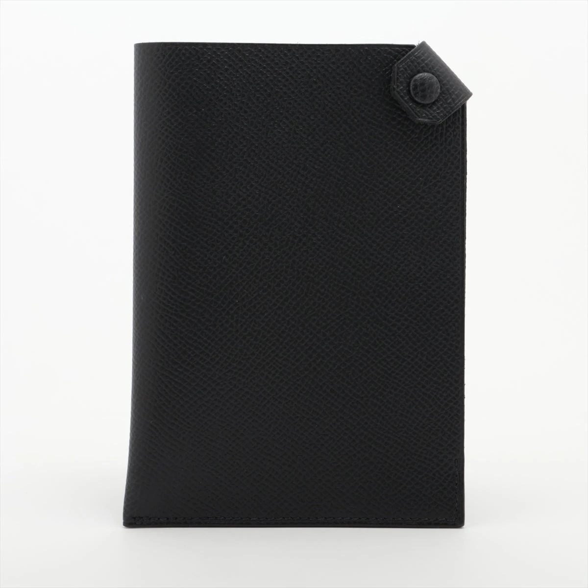 エルメス ターマックPM ヴォーエプソン パスポートケース ブラック  