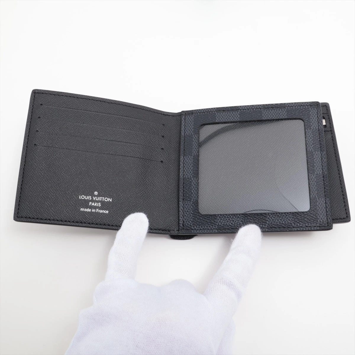 ヴィトン ダミエ グラフィット ポルトフォイユアメリゴ N60053 